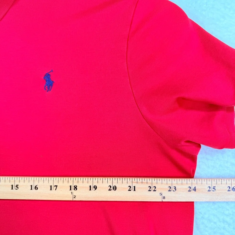 Polo Ralph Lauren Mens XL Classic Fit Red Short Sleeve Polo Shirt Sporty Preppy‎